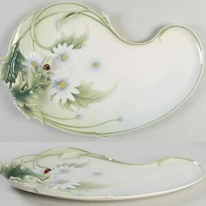 *Franz Collection Ladybug Vintage Platter